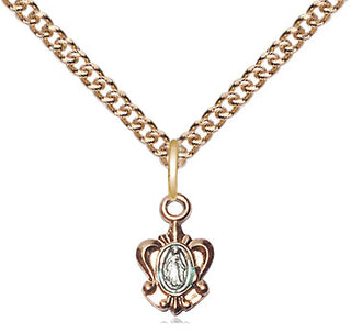 14kt Gold Filled Miraculous Medal Religious and Catholic Jewelry