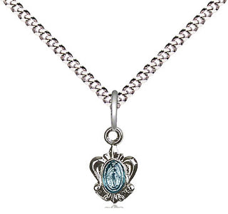 Sterling Silver Miraculous Medal Religious and Catholic Jewelry