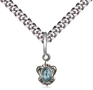 Sterling Silver Miraculous Medal Religious and Catholic Jewelry
