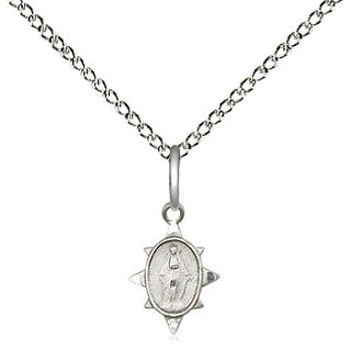 Sterling Silver Miraculous Medal Religious and Catholic Jewelry