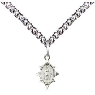 Sterling Silver Miraculous Medal Religious and Catholic Jewelry