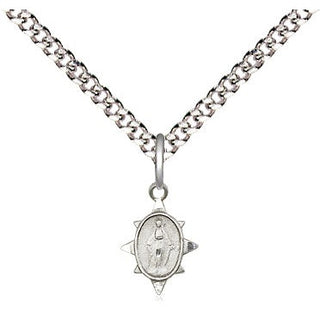 Sterling Silver Miraculous Medal Religious and Catholic Jewelry