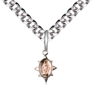 Pewter Miraculous Medal Religious and Catholic Jewelry