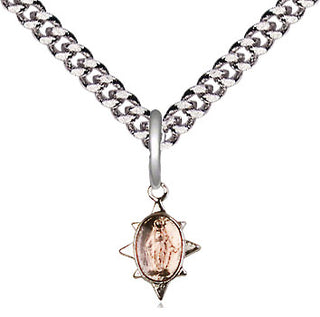 Pewter Miraculous Medal Religious and Catholic Jewelry