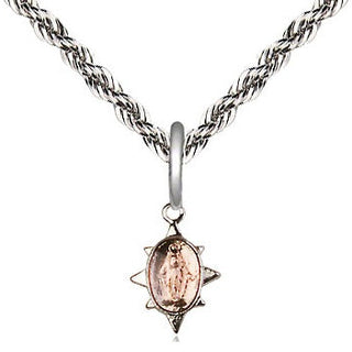 Sterling Silver Miraculous Medal Religious and Catholic Jewelry