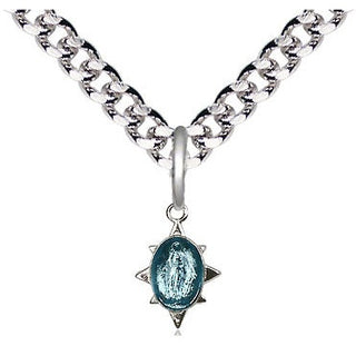 Pewter Miraculous Medal Religious and Catholic Jewelry