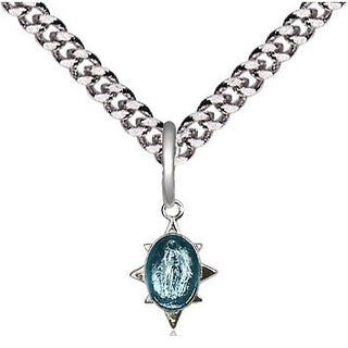 Pewter Miraculous Medal Religious and Catholic Jewelry
