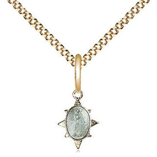 Gold Plate Sterling Silver Miraculous Medal Religious and Catholic Jewelry