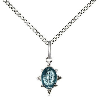 Sterling Silver Miraculous Medal Religious and Catholic Jewelry
