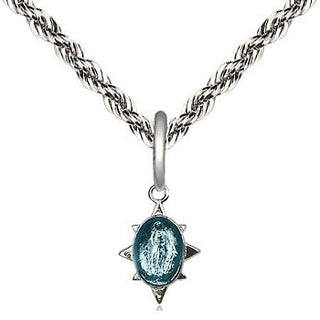 Sterling Silver Miraculous Medal Religious and Catholic Jewelry