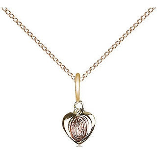 Gold Plate Sterling Silver Miraculous Medal Religious and Catholic Jewelry
