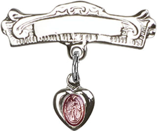 Sterling Silver Badge Pin Miraculous Baby Badge