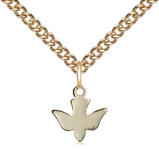 14kt Gold Holy Spirit Medal