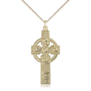 14kt Gold Kilklispeen Cross Medal