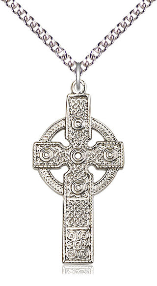Sterling Silver Kilklispeen Cross Medal Catholic Jewelry