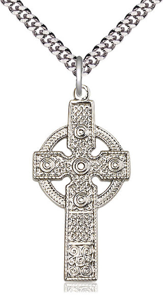 Sterling Silver Kilklispeen Cross Medal Catholic Jewelry