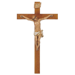 12-Inch Woodtone Crucifix Fontanini