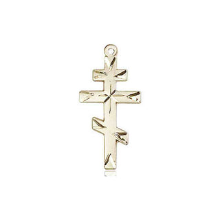 14kt Gold Saint Andrew Cross Medal