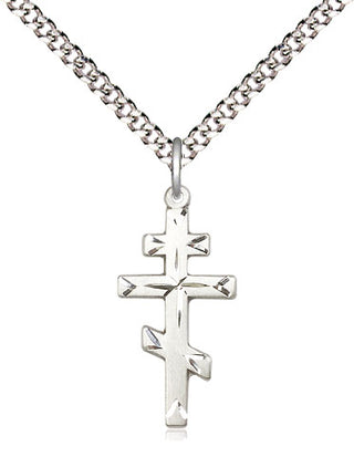 Sterling Silver Saint Andrew Cross Medal Religious Jewelry