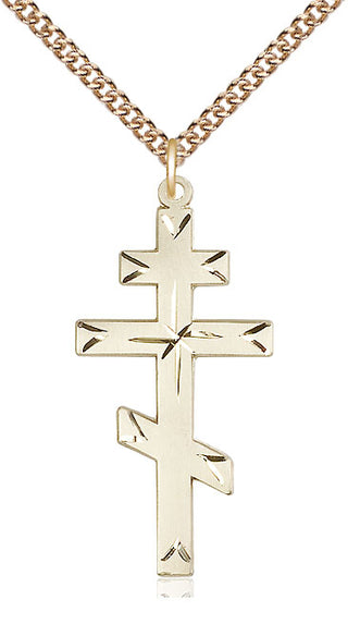 14kt Gold Cross Medal