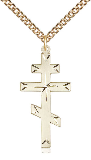 14kt Gold Cross Medal
