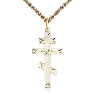14kt Gold Cross Medal