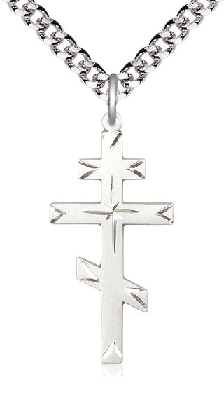 Sterling Silver Cross Medal Catholic Jewelry
