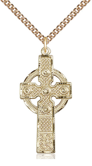 14kt Gold Kilklispeen Cross Medal