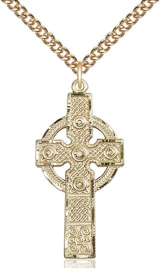 14kt Gold Kilklispeen Cross Medal