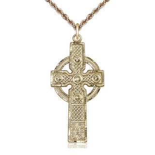 14kt Gold Filled Kilklispeen Cross Medal Catholic Jewelry