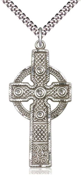 Sterling Silver Kilklispeen Cross Medal Catholic Jewelry