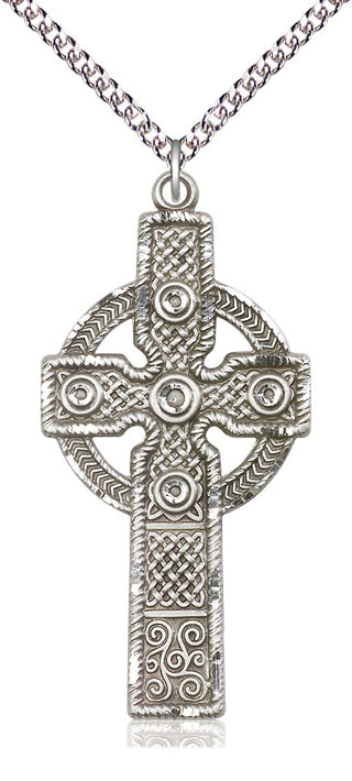 Sterling Silver Kilklispeen Cross Medal Catholic Jewelry