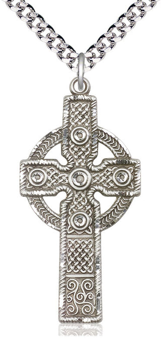 Sterling Silver Kilklispeen Cross Medal Catholic Jewelry