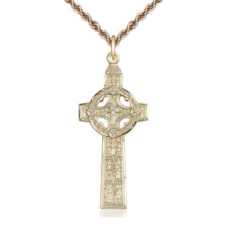 14kt Gold Scriptures Cross Medal