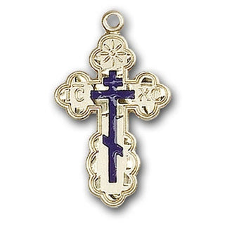 14K Gold Saint Olga Pendant