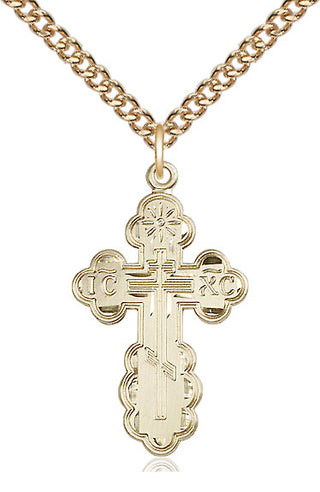 14kt Gold Saint Olga Cross Medal