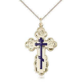 14kt Gold Saint Olga Cross Medal