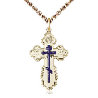 14kt Gold Saint Olga Cross Medal