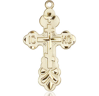 14kt Gold Cross Medal
