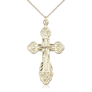 14kt Gold Vladimir Cross Medal