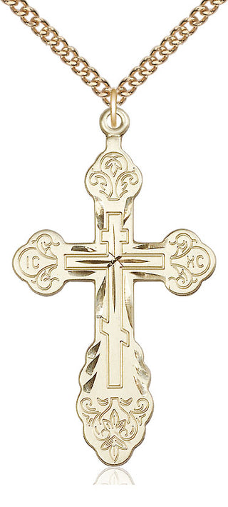 14kt Gold Vladimir Cross Medal