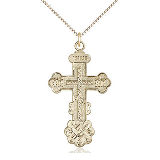 14kt Gold Kiev Cross Medal
