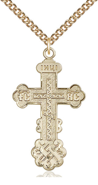 14kt Gold Kiev Cross Medal