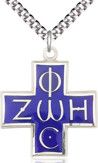 Sterling Silver Light & Life Medal Catholic Jewelry
