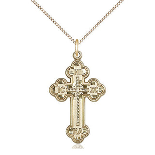 14kt Gold Russian Cross Medal