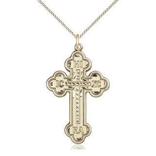 14kt Gold Cross Medal