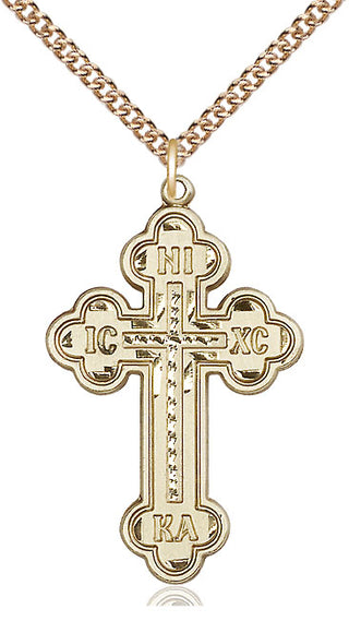 14kt Gold Cross Medal