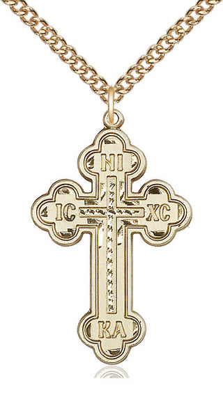 14kt Gold Cross Medal