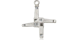 Pewter Saint Brigid Cross Medal