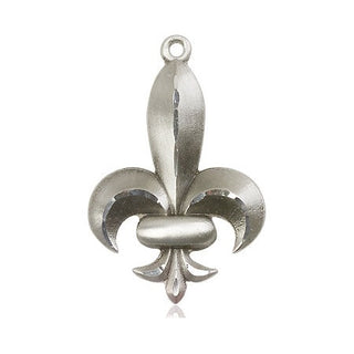 Sterling Silver Fleur de Lis Medal